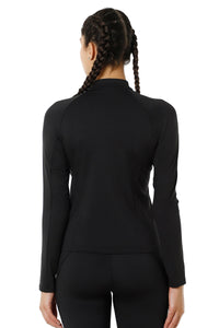 Energize Performance Full Sleeve Active Jacket - Jet Black thumbnail 3