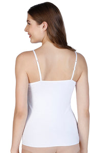 Spaghetti Strap Modal Camisole - White thumbnail 3