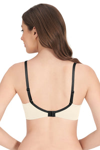 Smooth Dreams Padded Non-wired T-shirt Bra - Whitesmoke thumbnail 3