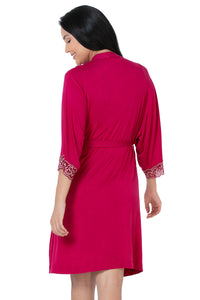 Lace Touch Sleep Robe - Granita thumbnail 4