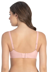 Cloudsoft Padded & Non-wired Bra - Blush Pink thumbnail 4