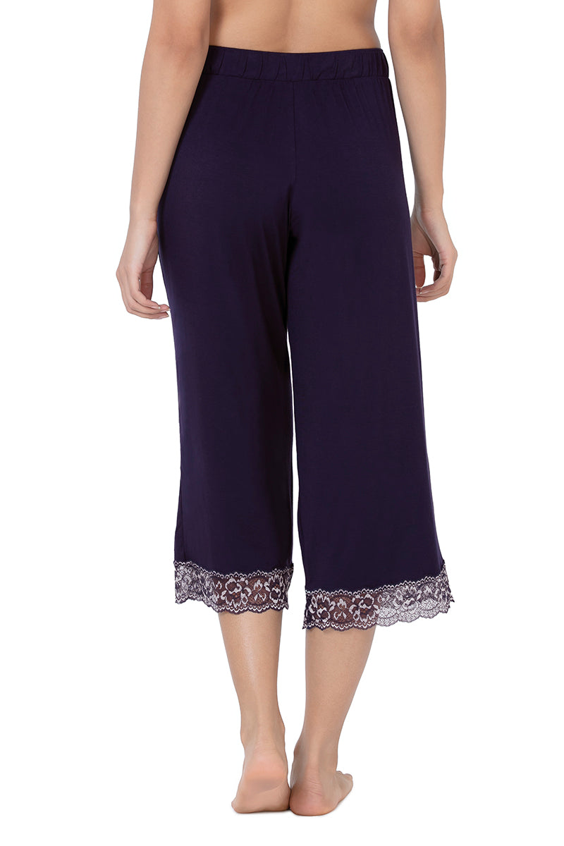 Lace Touch Pyjama Bottom - Midnight - Image 4 of 4