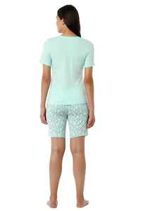 Scoop Neck Sleep Tee - Blue Light thumbnail 3