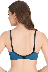 Smooth Dreams Padded Non-wired T-shirt Bra - Mykonos Blue thumbnail 3