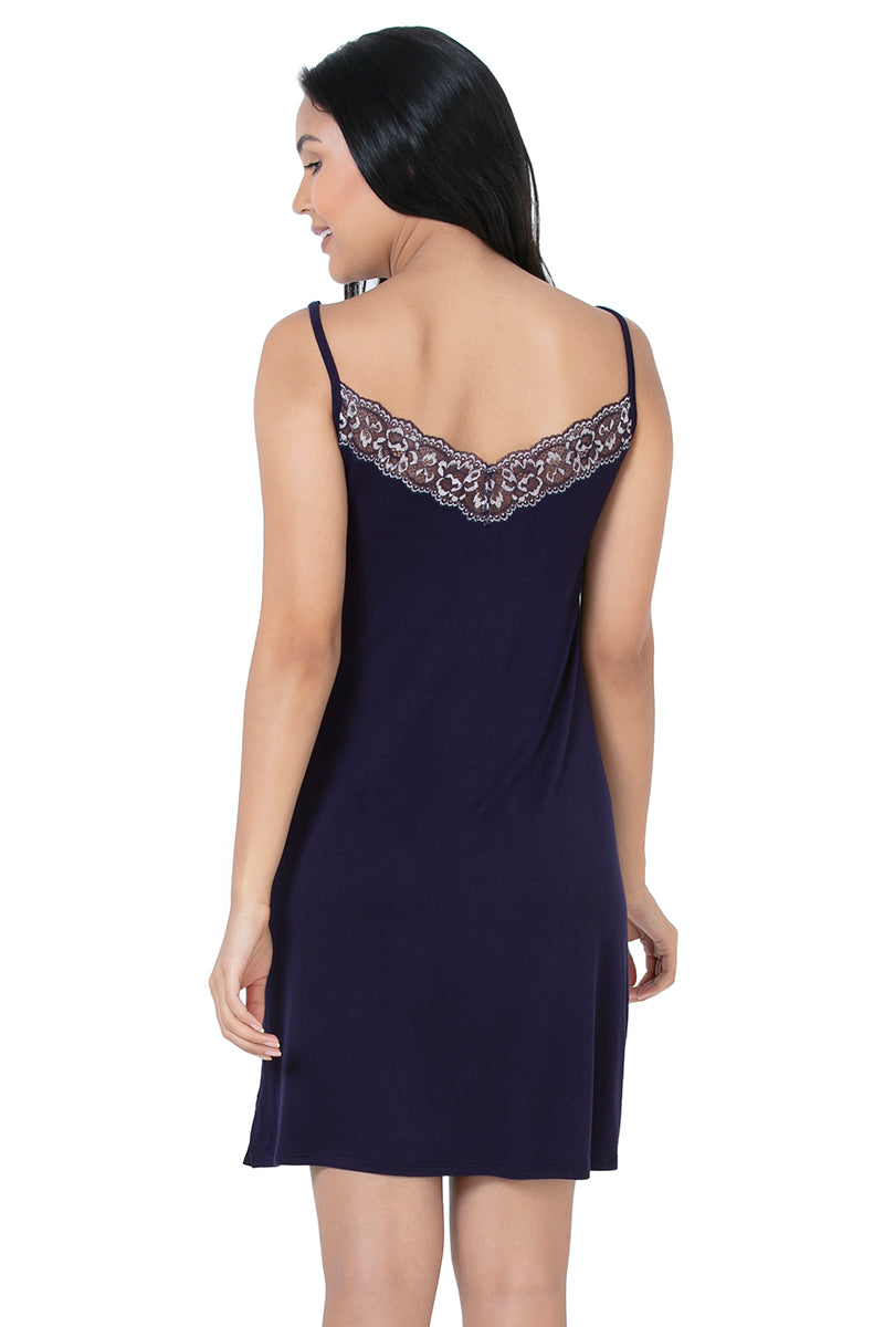 Lace Touch Sleep Chemise - Midnight
