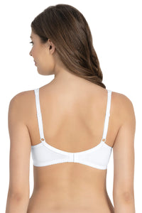 Magic Shaper Non Padded Non Wired Support Bra - White thumbnail 4