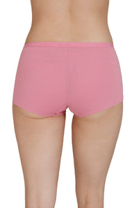 Solid Mid Rise Boyleg Panty - Cashmere Rose thumbnail 3