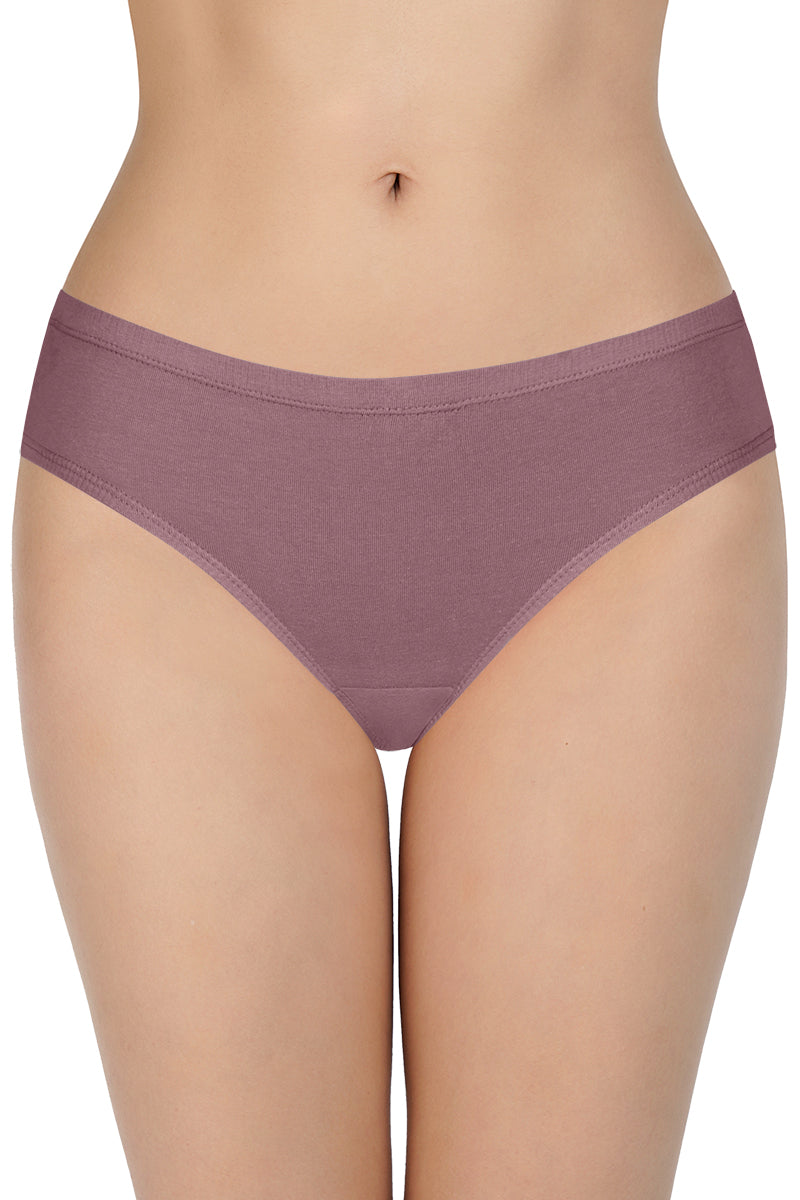 100% Cotton Bikini Panty Pack (Pack of 3) - D001 - Solid - Image 3 of 6