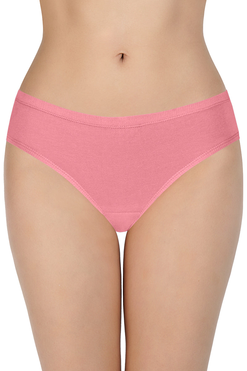 100% Cotton Bikini Panty Pack (Pack of 3) - D002 - Solid