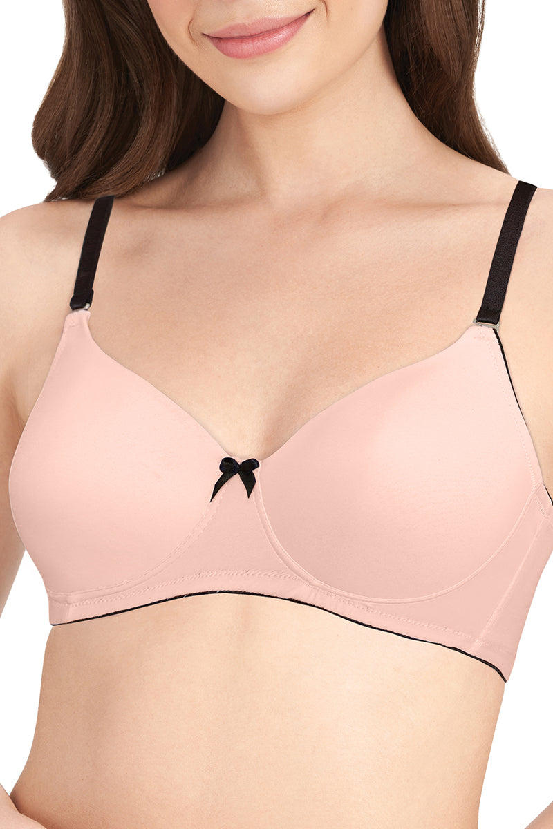 Smooth Dreams Padded Non-wired T-shirt Bra - Pale Dogwood