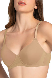 Cotton Dream Padded Non Wired T-shirt Bra - Sesame