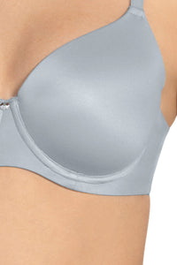 Cloudsoft Padded & Wired Bra - Soft Gray thumbnail 5