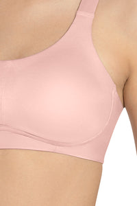 Cloudsoft Support Non-padded & Non-wired Bra - Blush Pink thumbnail 5