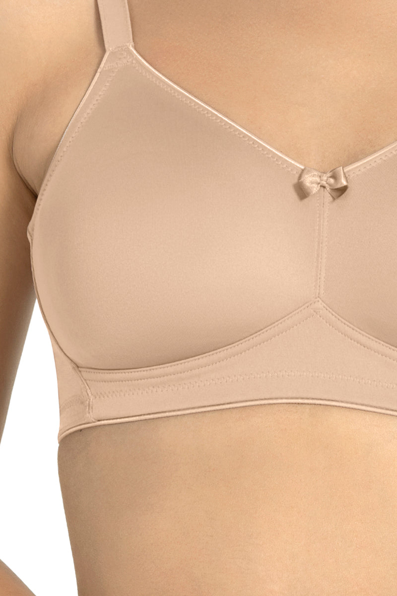Smooth Minimizer Non-padded & Non-wired Bra - Sandalwood