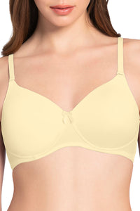 Smooth Charm Padded Non-Wired T-Shirt Bra - Transparent Yellow thumbnail 4