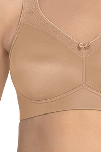 Elegant Support Non-padded & Non-wired Bra - Sandalwood thumbnail 5