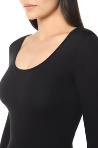 LuxeHeat Thermal Top - Black thumbnail 4