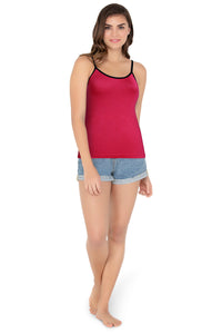 Cotton Camisole - Cerise thumbnail 4