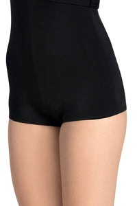 One shoulder Swim Dress - Black thumbnail 4
