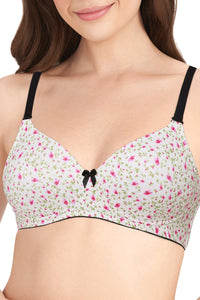 Smooth Dreams Padded Non-wired T-shirt Bra - Camelia Rose Pr thumbnail 4