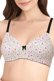 Smooth Dreams Padded Non-wired T-shirt Bra - Camelia Rose Pr