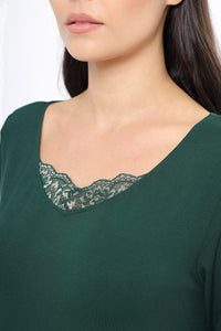 Lace Touch Sleep Top - Botanical Gardens thumbnail 4