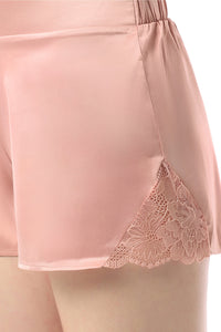 Eternal Bliss Satin Shorts - Mellow Rose thumbnail 4