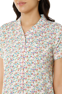 Sleep Shorts Set - Ditsy Floral Print thumbnail 4