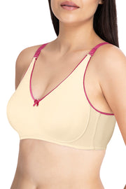 Comfort Concealer Non-padded & Non-wired Bra - Almond & Boysenberry