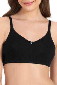 All-Day Elegance Non-Padded Non-Wired Bra - Black thumbnail 4
