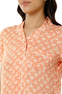 Sleep Shorts Set - Lotus Print thumbnail 4