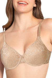 Lace Dream Padded Wired Lace Bra - Sesame_Sesame thumbnail 4