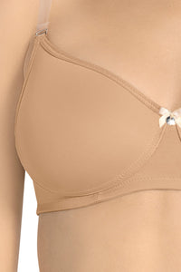 Classic Backless Padded & Non-wired Bra - Sandalwood thumbnail 5
