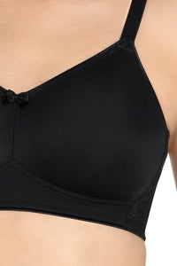 Smooth Minimizer Non-padded & Non-wired Bra - Black thumbnail 5
