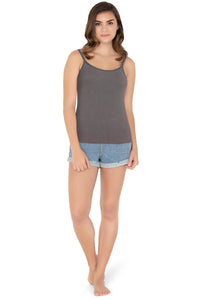 Cotton Camisole - Steel Grey thumbnail 4