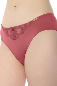 Sheer Luxe Bikini Panty - Autumn Rose & Dusty Rose thumbnail 4