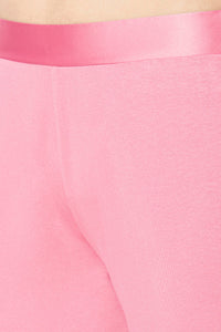 Satin Edge Pyjama Bottom - Cashmere Rose thumbnail 4