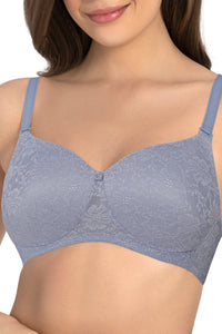 Floral Romance Padded Non-wired Lace Bra - Tempest Lace thumbnail 4