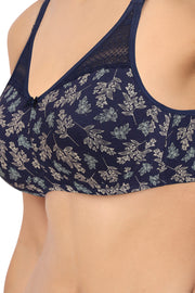 Lace Concealer Non-padded Non-wired Bra - Twigs Print