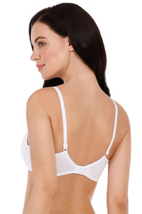 Carefree Casuals Padded Non-Wired T-Shirt Bra - White thumbnail 4