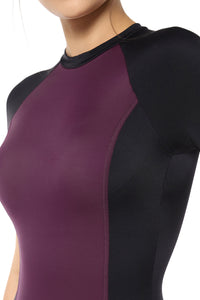 Leg Suit With Sleeves - Chockeberry With Nero thumbnail 5