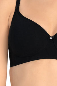 All Day Smooth Comfort Padded & Non-wired Bra - Black thumbnail 5