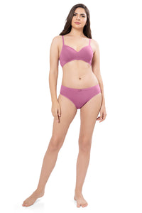 Cotton Casuals Padded Non-Wired Solid T-Shirt Bra - Malaga thumbnail 5