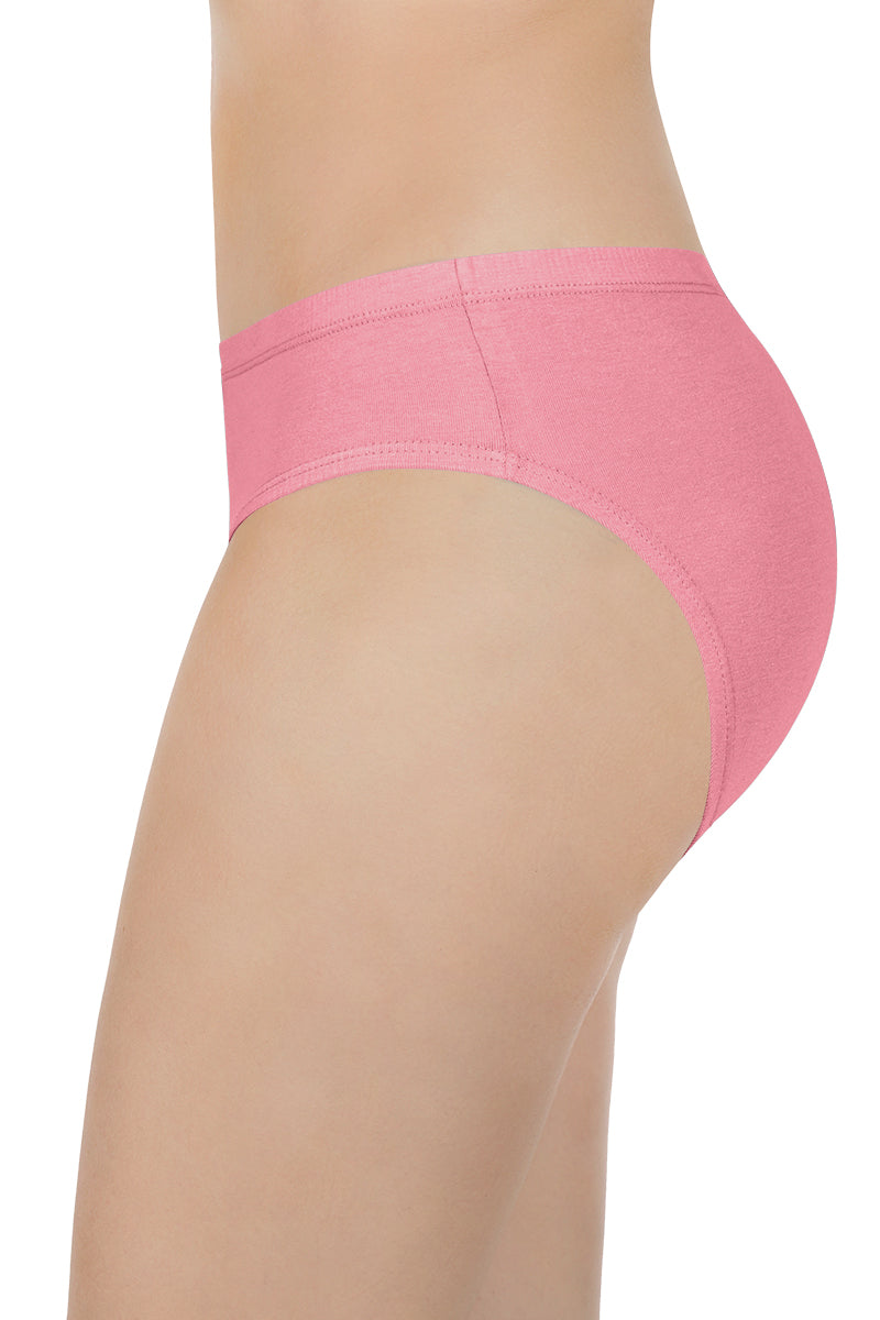 100% Cotton Bikini Panty Pack (Pack of 3) - D002 - Solid