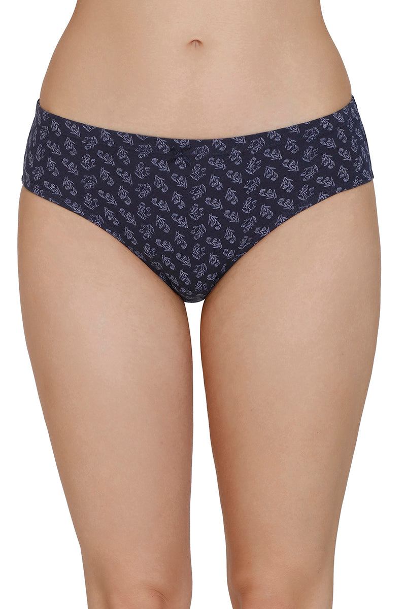 Inner Elastic Print Mid Rise Bikini Panties (Pack of 3) - Image 7 of 7