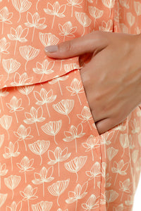 Sleep Shorts Set - Lotus Print thumbnail 5