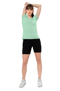 Energize Short Sleeve V-Neck Active T-Shirt - Silt Green thumbnail 5