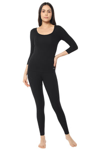 LuxeHeat Leggings - Black thumbnail 5
