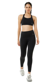 Energize High Impact Round Neck Sports Bra - Jet Black