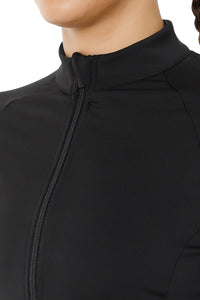 Energize Performance Full Sleeve Active Jacket - Jet Black thumbnail 4